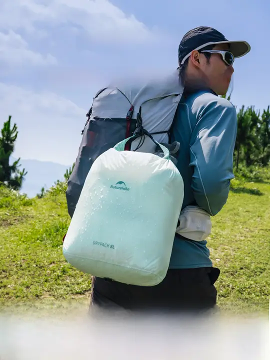 防水収納袋 ロールトップ 圧縮袋 軽量 コンパクト アウトドア トレッキング 旅行 ポータブル