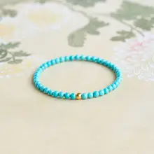 原石トルコ石ブレスレット【天然無加工・高品質・コレクション用】
