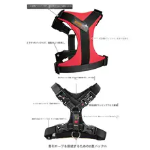 中大型犬用 ハーネス付きリード【サモエド・ゴールデンレトリバー対応・トレーニング用】