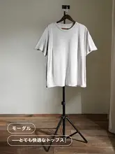 ルームウェア トップス レディース モダール クルーネック ブラカップ付き 接触冷感 ひんやり 薄手 半袖Tシャツ 夏