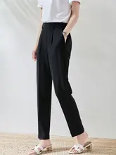 涼感あってシワになりにくい！高腰グレー直筒パンツ【レディース・9分丈・小柄対応】