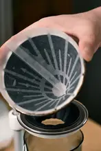 V60用 食品級ドリップフィルター【使い捨て・扇形・コーヒー抽出用】