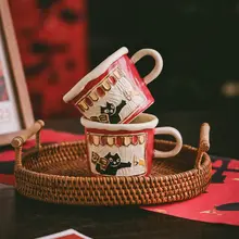 手作り陶器マグカップ【家庭用・カップル向け・コーヒー用】