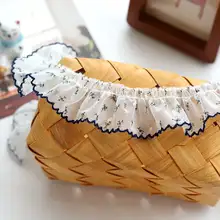 ドレープ刺繍レース付きブラウス【ロリータファッション・旗袍風デザイン】