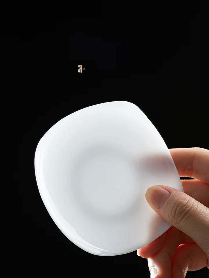 ティーカップマット 茶道 茶の技法 功夫のティーカップスタンド 耐熱 茶器用アクセサリー 羊脂玉