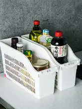 キッチン用調味料整理ボックス【水槽下収納・キャスター付き・便利な収納バスケット】