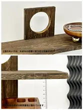 高級感溢れる木製化粧品収納ラック【鏡台用・香水・スキンケア対応・多層デザイン】