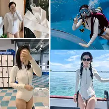 長袖のサーフィン用水着【防晒・速乾・ウエットスーツ風】