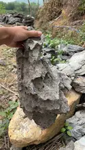 天然黒山石の庭院用枯山水飾り【インテリア・外装飾・フォトプロップス】