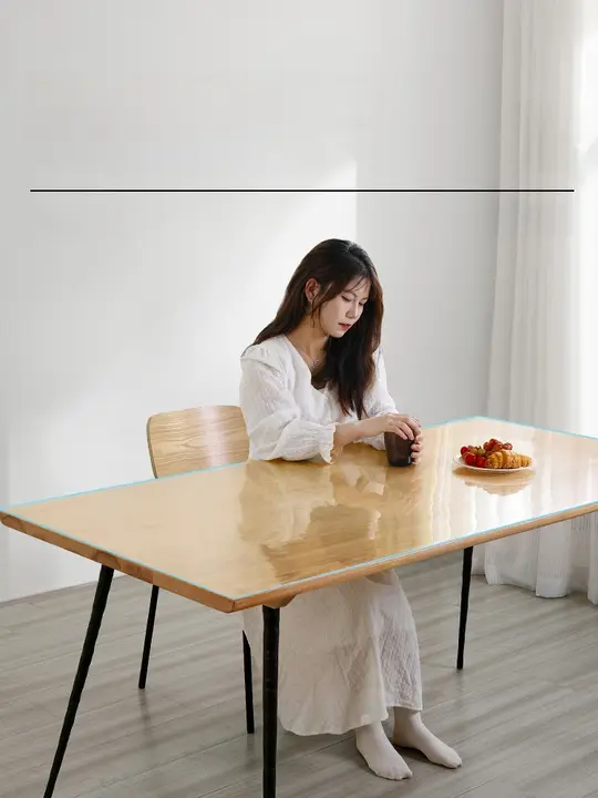 透明PVCテーブルクロス【防油・防水・防熱・洗浄不要】