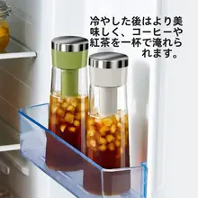 高硼珪酸ガラス製の圧力式アイスコーヒーメーカー【家庭用・大容量・冷泡対応】