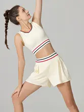 女性用テニススカート セット【速乾・フィットネス・ランニング・ショートパンツ付き】