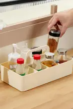 キッチン用多機能調味料収納ラック【醤油・酢ボトル用・持ち運び可能】