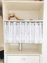 高級布製 穴あけ不要 ショートカーテン【不透明・プライバシー保護・防塵】
