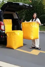 大容量 厚手搬家用バッグ【耐磨性・防水・衣類や寝具の収納に最適】
