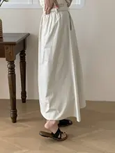 XinmonLee ハイウエストAラインスカート【夏用・ゆったり・スウィートスタイル】