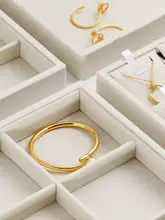 麻布製 ジュエリートレイ【リング・ピアス・ネックレス用・収納】【展示用】