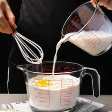 耐熱ガラス製 大容量計量カップ【厚手・食品用・キッチン用】