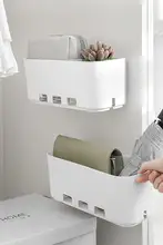 壁掛け収納ボックス【穴あけ不要・キッチン用・引き出し式】