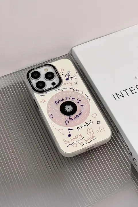 レトロCDデザインiPhoneケース【グラデーション・対応機種多数】