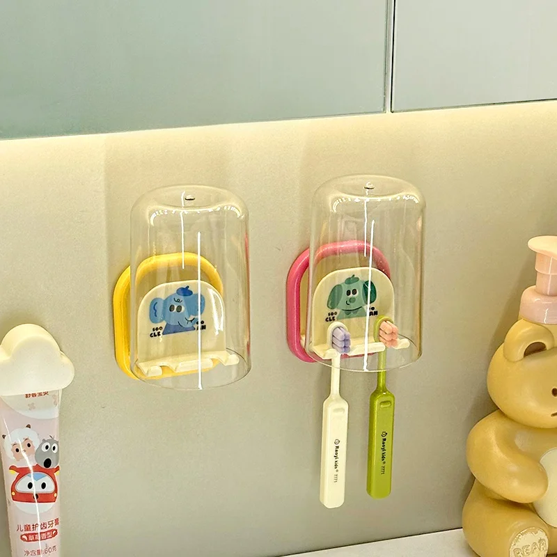 洗面所用歯ブラシホルダー：電動歯ブラシ収納と家族用マグカップホルダーの便利グッズおすすめ