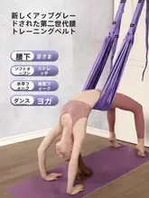 自宅用空中ヨガ吊りロープ【腰のトレーニング・逆さ吊り対応・エクササイズバンド】