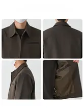 テーラードジャケット メンズ ショート丈 シンプル きれいめ 上品 大人っぽい 着回し ビジネスカジュアル 春 「ZPZ」