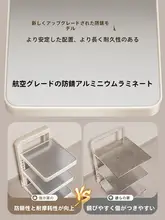 収納ラック 多機能 家庭用 キッチン 天板 多段 鍋具 収納 キャビネット シンク 下 層