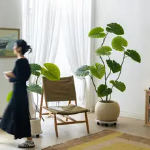 北欧風のフェイクグリーンインドアツリー【リビング用・装飾用】