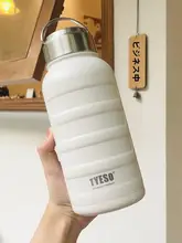 大容量1000ml保温ボトル【304ステンレス製・携帯便利・男女兼用】