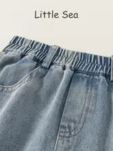デニムパンツ キッズ ボーイズ ガールズ ストレート ワイド おしゃれ カジュアル 春物