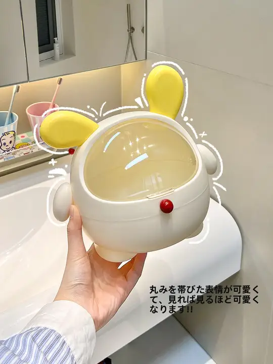 デスクトップ用ヘアアクセサリー収納ボックス【多機能・バスルーム用・ヘアゴムや髪留め収納】