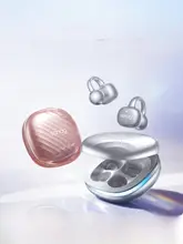 ワイヤレス骨伝導イヤフォン【Bluetooth・ノイズキャンセリング・クリップ式・スポーツ用】
