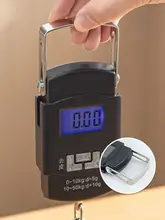 高精度ポータブル電子はかり【家庭用・軽量・フック付き】