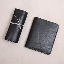 ミニ財布 二つ折り 縦型 メンズ 本革 牛革 薄型 スリム ハンドメイド 手縫い 柔らかい 学生向け