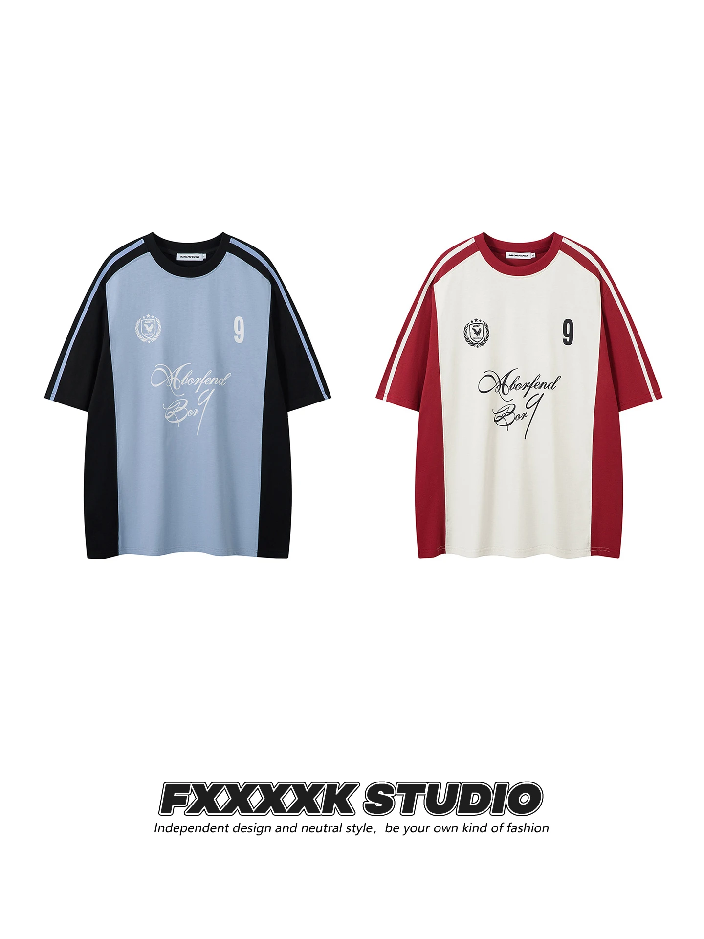 ジャージーシャツをどう選ぶべきか？カラーブロックデザインの純棉Tシャツが解決するリアルな悩み