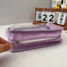 大容量ジュエリー防錆収納バッグ【透明・ジッパー付き・持ち運び便利】