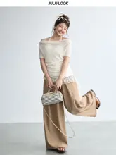 デザイン性のあるドレープ感のあるスーツ長パンツ【大きいサイズ・カジュアル】