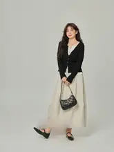 スタイルを引き立てる！ハイウエストのフレアスカート【大きいサイズ・無地・Aライン】（セットアップ対応）