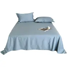 高級ホテル仕様 100番手 プレーンカラー コットンベッドシーツ【シングル・ダブル対応・抗菌】