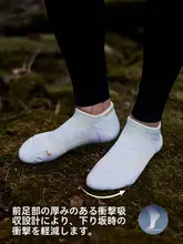 スポーツソックス ユニセックス トレッキング ランニング 登山 アウトドア 消臭 抗菌 耐磨耗 直角「Naturehike」