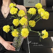 リアルなフェイクフラワーの松虫草ディスプレイ【ウエディング背景装飾用】