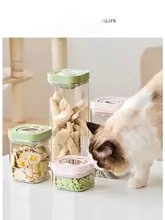猫用フードストレージバケット【密閉食品保存・プッシュ式】