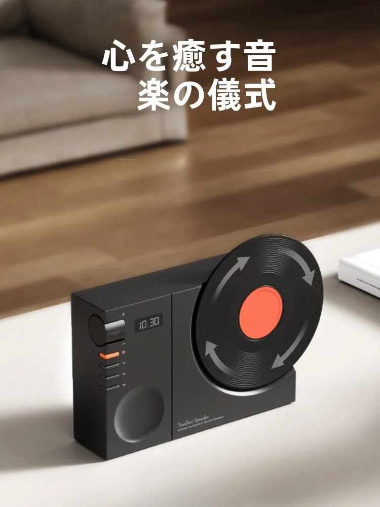 cdプレーヤー レコード風：北欧風アナログレコード対応BluetoothスピーカーTIMESの実際の性能と使い方