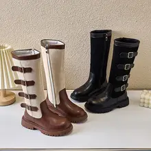 子供用ロングブーツ 女の子 ブーツ 春秋