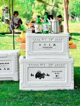 折りたたみ 収納ボックス アウトドア キャンプ 車載 トランク オーガナイザー インダストリアル 耐荷重 座れる
