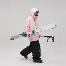 オーバーサイズのフリースタイルスノージャケット【冬用・快適な着心地・ヒップホップスタイル】