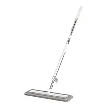 手洗い不要のチュニールフラットモップ【家庭用・便利な掃除道具】