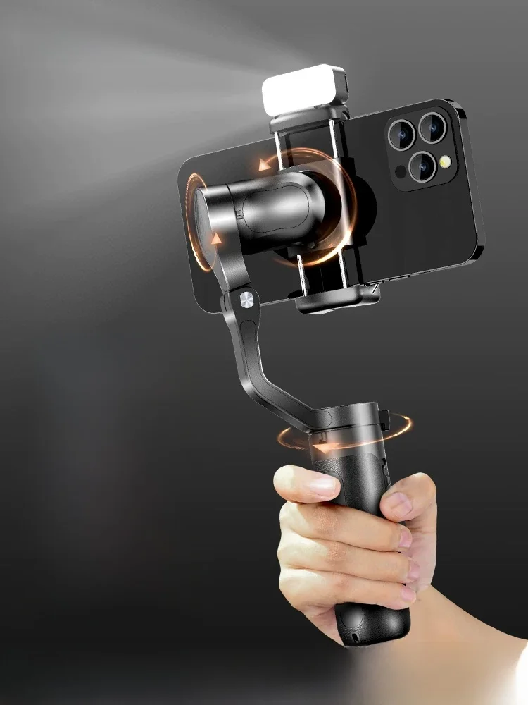 三軸スマートフォンジンバル浩瀚XE：手持ち・自動回転・VLOG用の安定撮影を実現