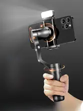 三軸スマートフォンスタビライザー【手持ち・自撮り棒・360度自動回転機能・防震】